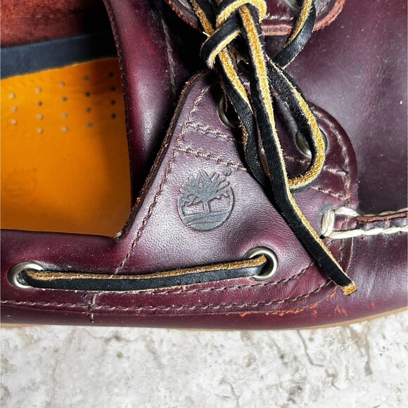 Timberland Classic 2-Eye Boat Shoes Mens 11.5 Brown Leather Non Marring Soles - Picture 5 of 10